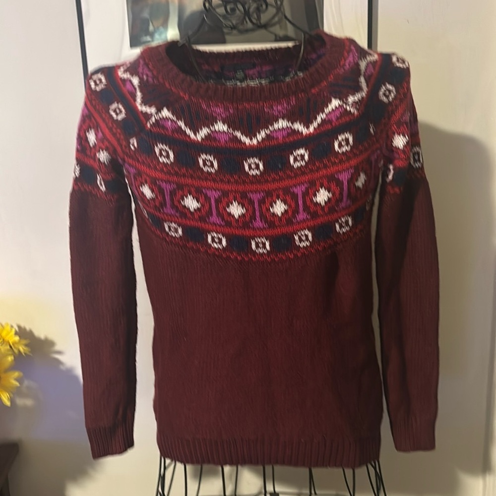 Warm knit sweater